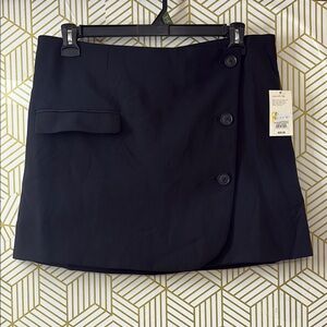 A new day Black Button-Front Skirt size 14